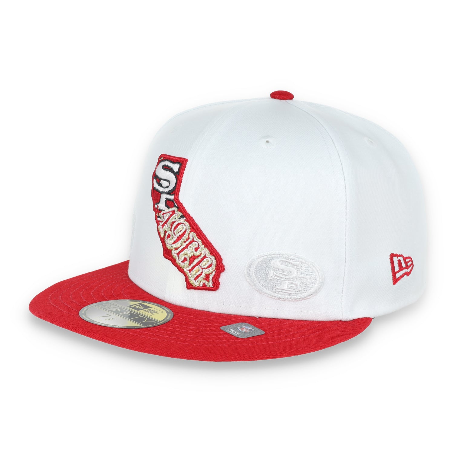 New Era San Francisco 49ers State E1 59FIFTY Fitted Hat- White/Red