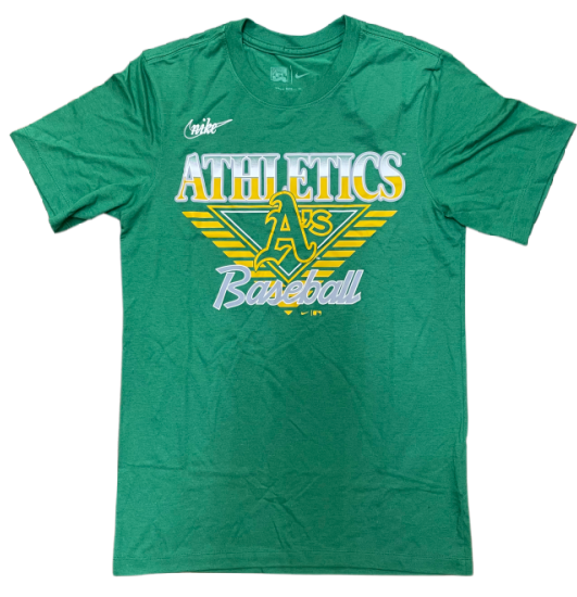 Nike Oakland Athletics Cooperstown Collection Rewind T-Shirt - Green