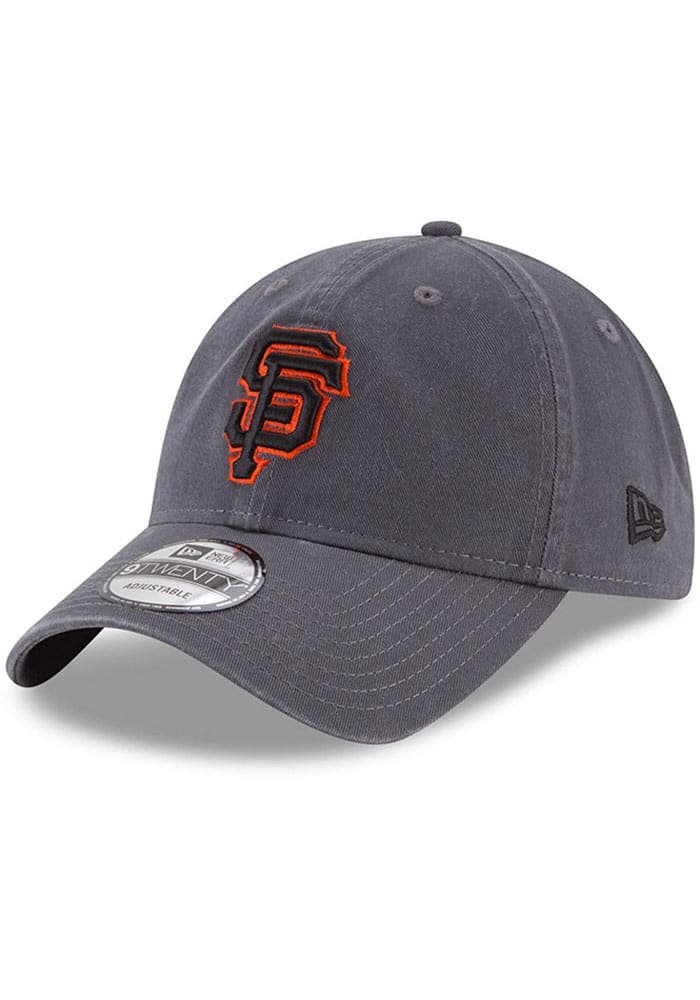 San Francisco Giants New Era Core Classic 9Twenty Adjustable Hat-Grey