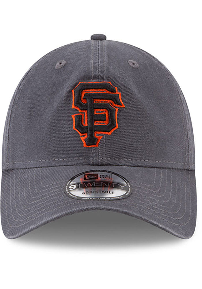 San Francisco Giants New Era Core Classic 9Twenty Adjustable Hat-Grey