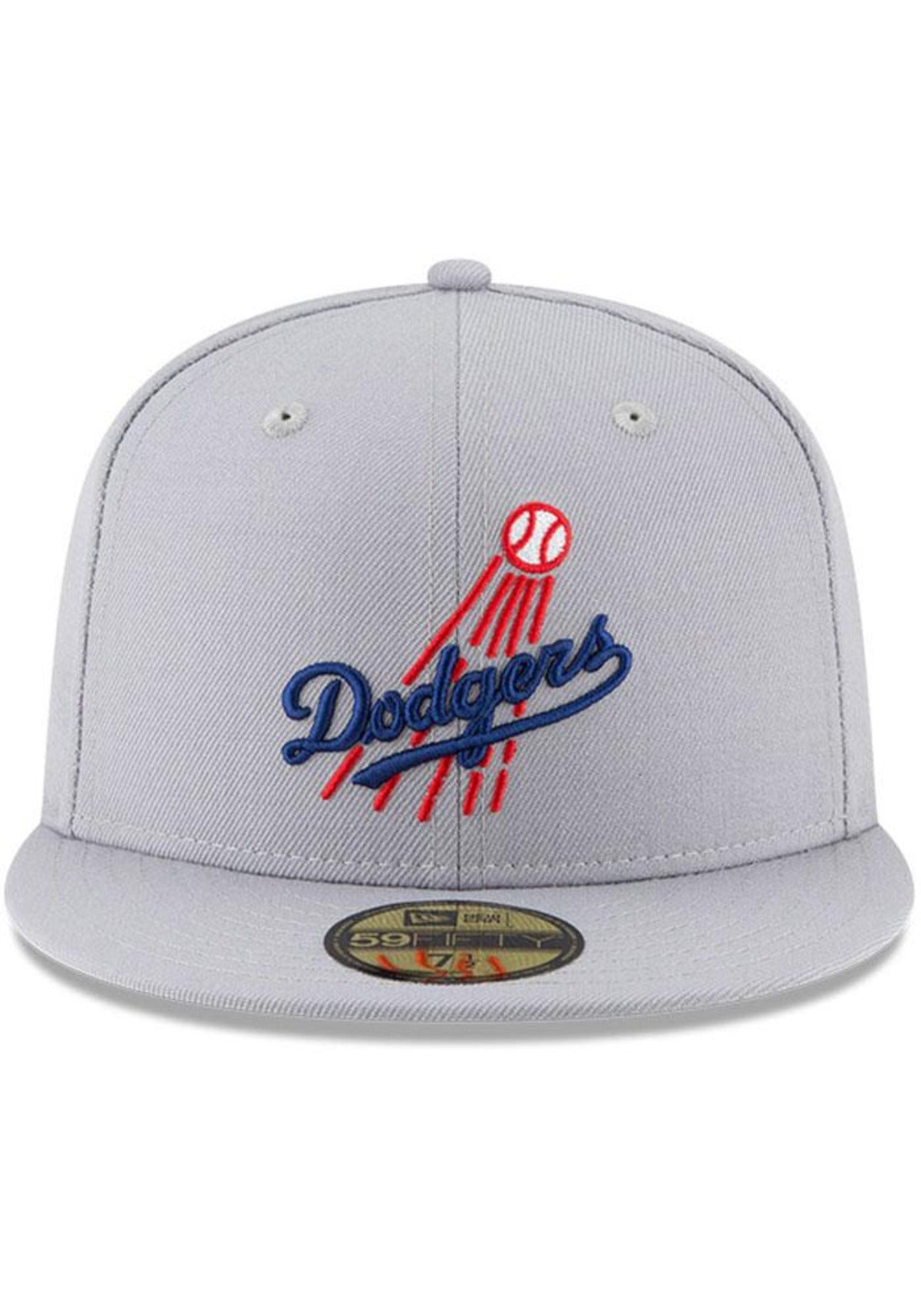 Los Angeles Dodgers Cooperstown 59FIFTY Fitted Hat-grey Nvsoccer.com thecoliseum