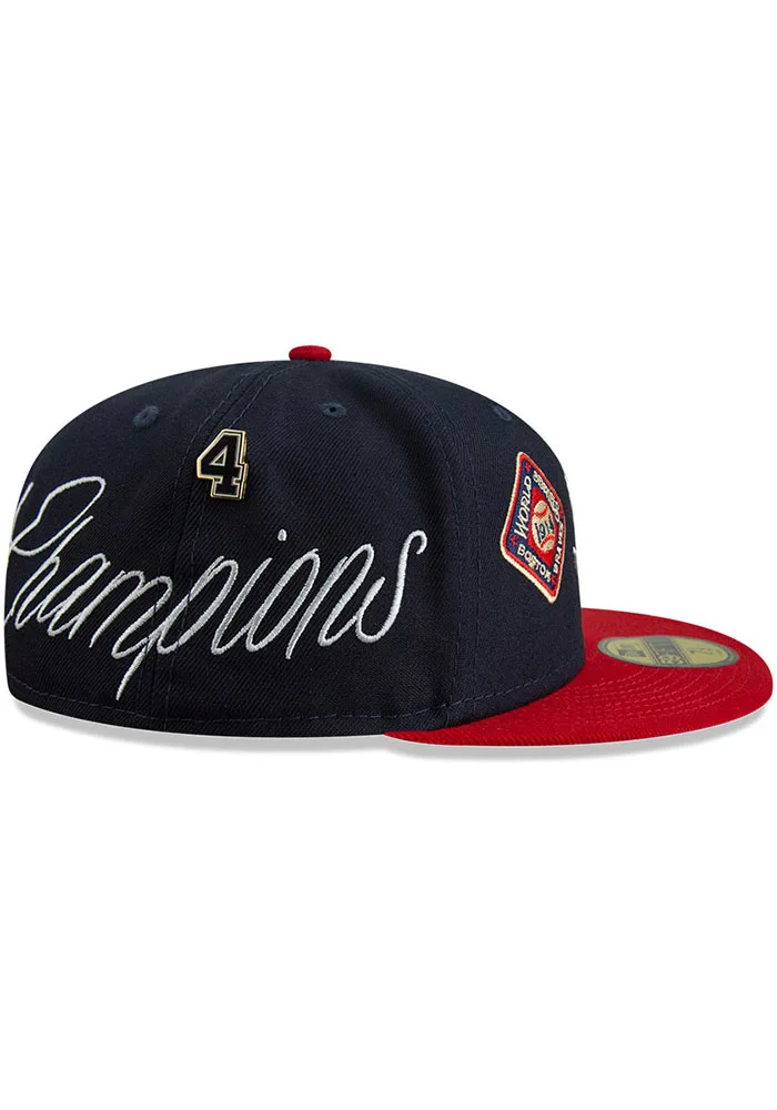 New Era Atlanta Braves Historic 4X Champs 59FIFTY Fitted Hat