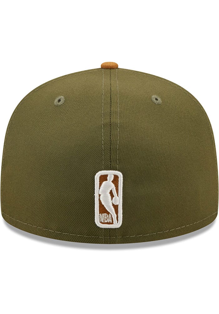 New Era Chicago Bulls Two-Tone Color Pack 9FIFTY Snapback Hat-Olive/Brown