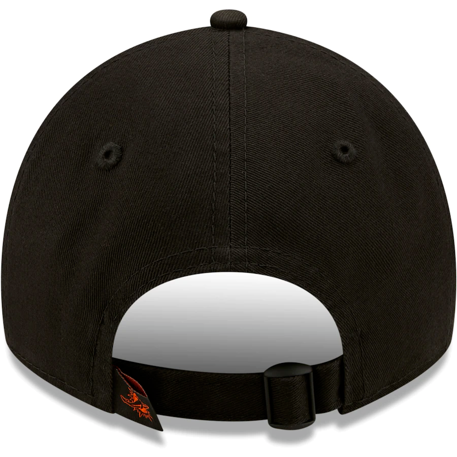 Men's Miami Dolphins New Era Black 2.0 Core Classic 9TWENTY Adjustable Hat