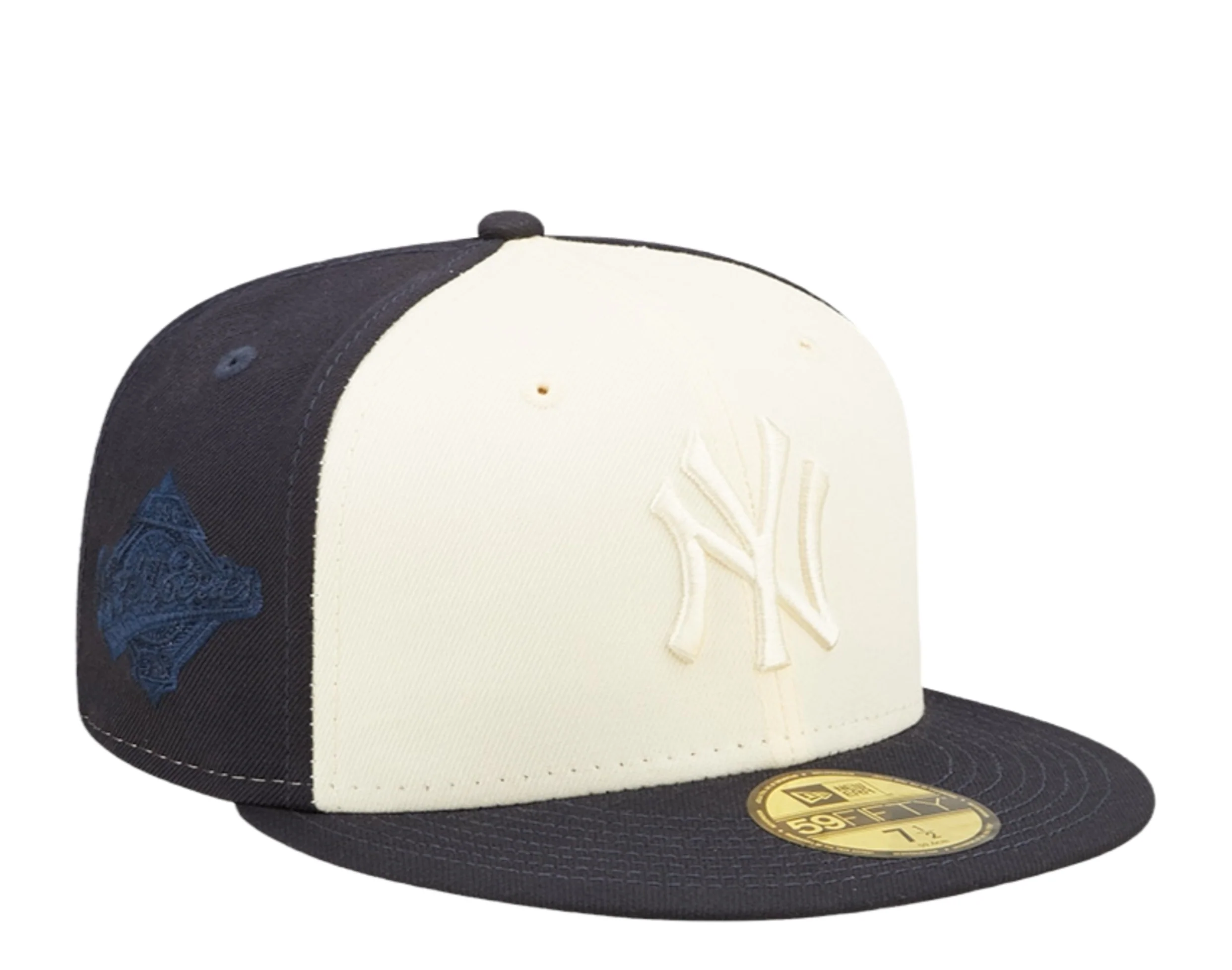 NEW ERA NEW YORK YANKEES 2-TONE 59FIFTY FITTED HAT-NAVY/CREAM