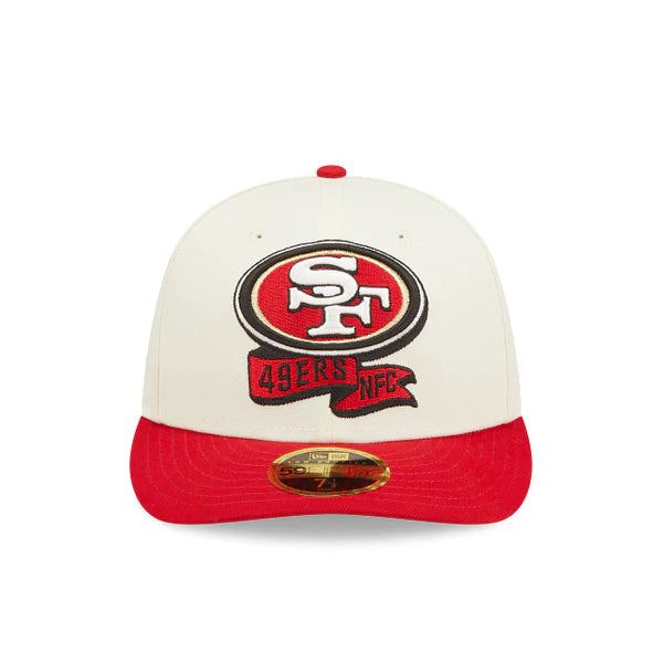 NEW ERA SAN FRANCISCO 49ERS LOW PRO OFFICIAL ON-FIELD SIDELINE 59FIFTY FITTED