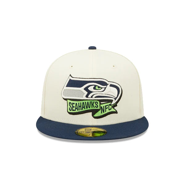NEW ERA SEATTLE SEAHAWKS OFFICIAL ON-FIELD SIDELINE 59FIFTY FITTED