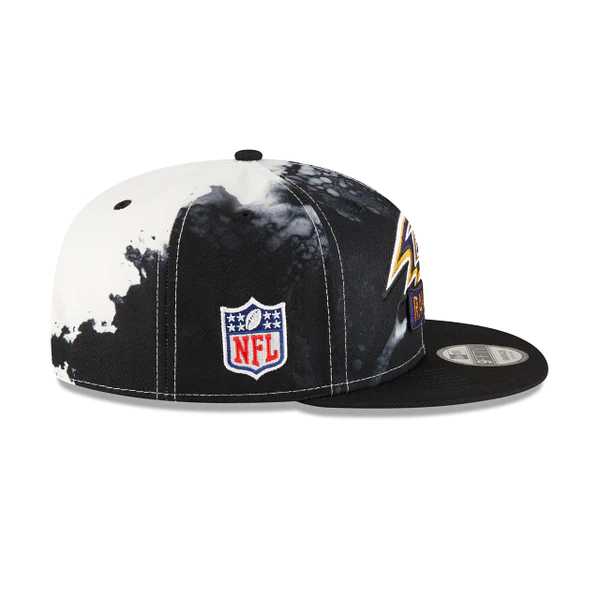 New Era Baltimore Ravens Ink Dye 9FIFTY Snapback Hat-Black