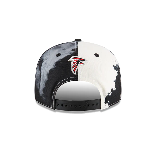 New Era Atlanta Falcons Sideline Ink Dye 9FIFTY Snapback Hat-Black