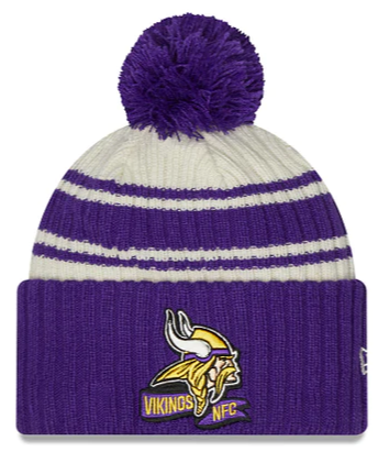 New Era Minnesota Vikings Cold Weather Pom Knit