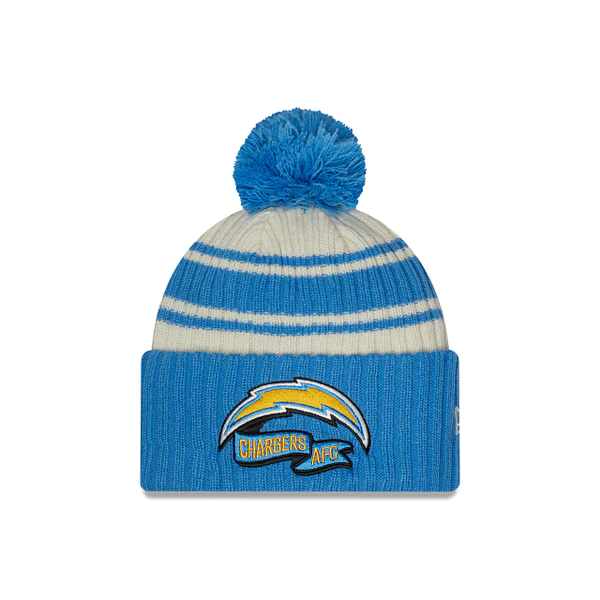 New Era Los Angeles Chargers Cold Weather Pom Knit