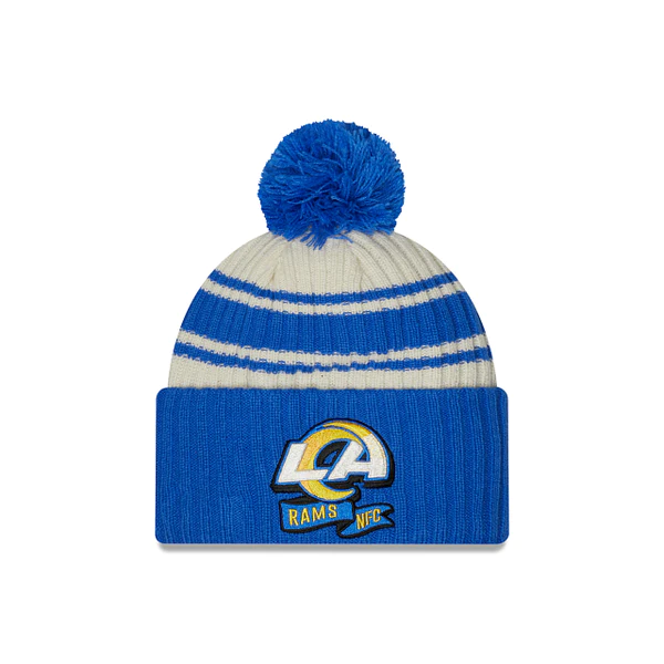 New Era Los Angeles Rams Cold Weather Pom Knit