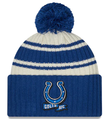 New Era Indianapolis Colts Cold Weather Pom Knit