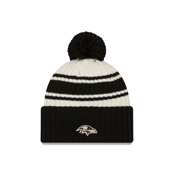 New Era Baltimore Ravens Cold Weather Pom Knit