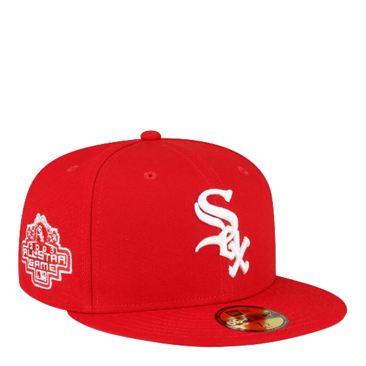 New Era Chicago White Sox 2003 All Star Game Side Patch Scarlet 59FIFTY Fitted