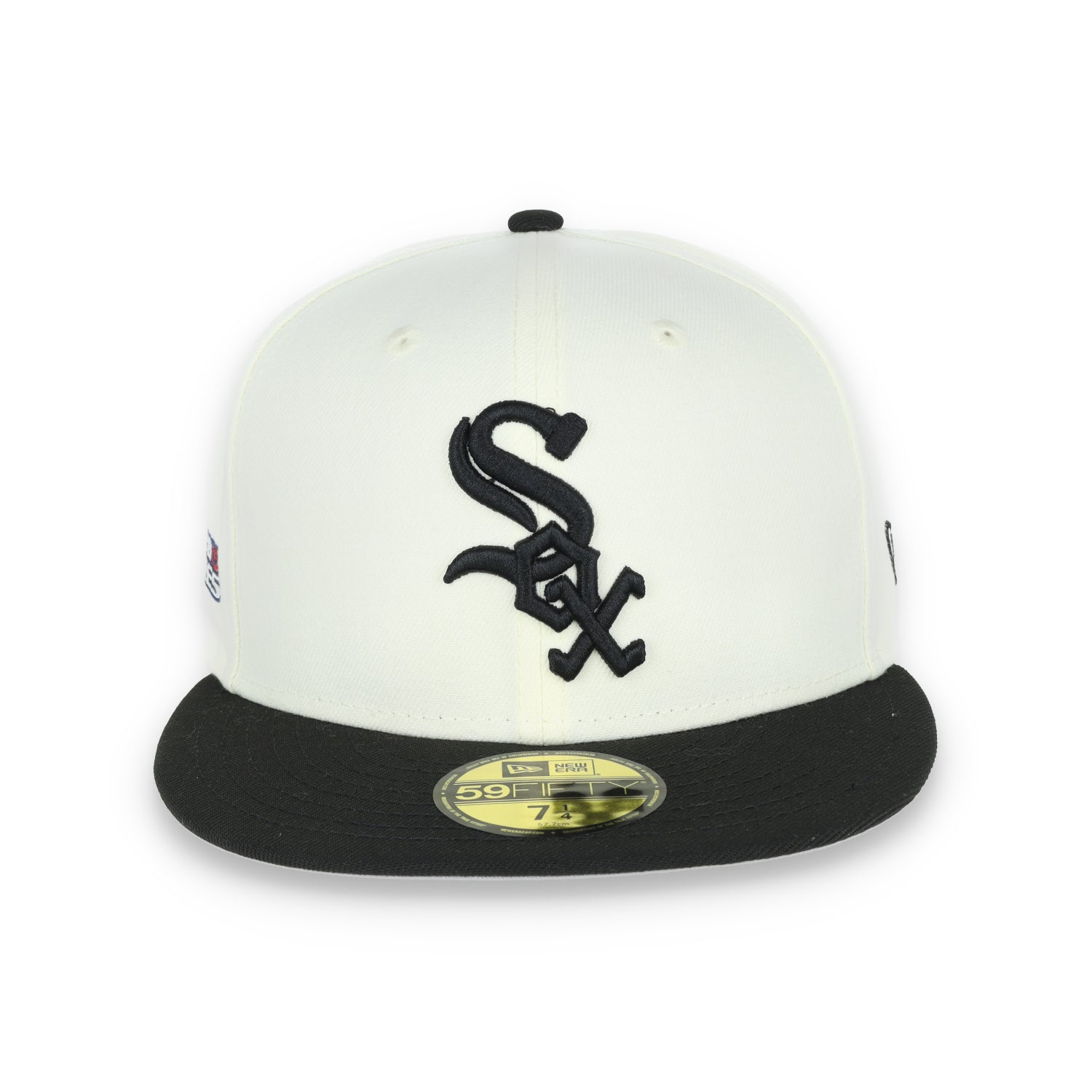 New Era Chicago White Sox Throwback 2005 World Series Side Patch 59FIFTY Fitted Ivory Hat