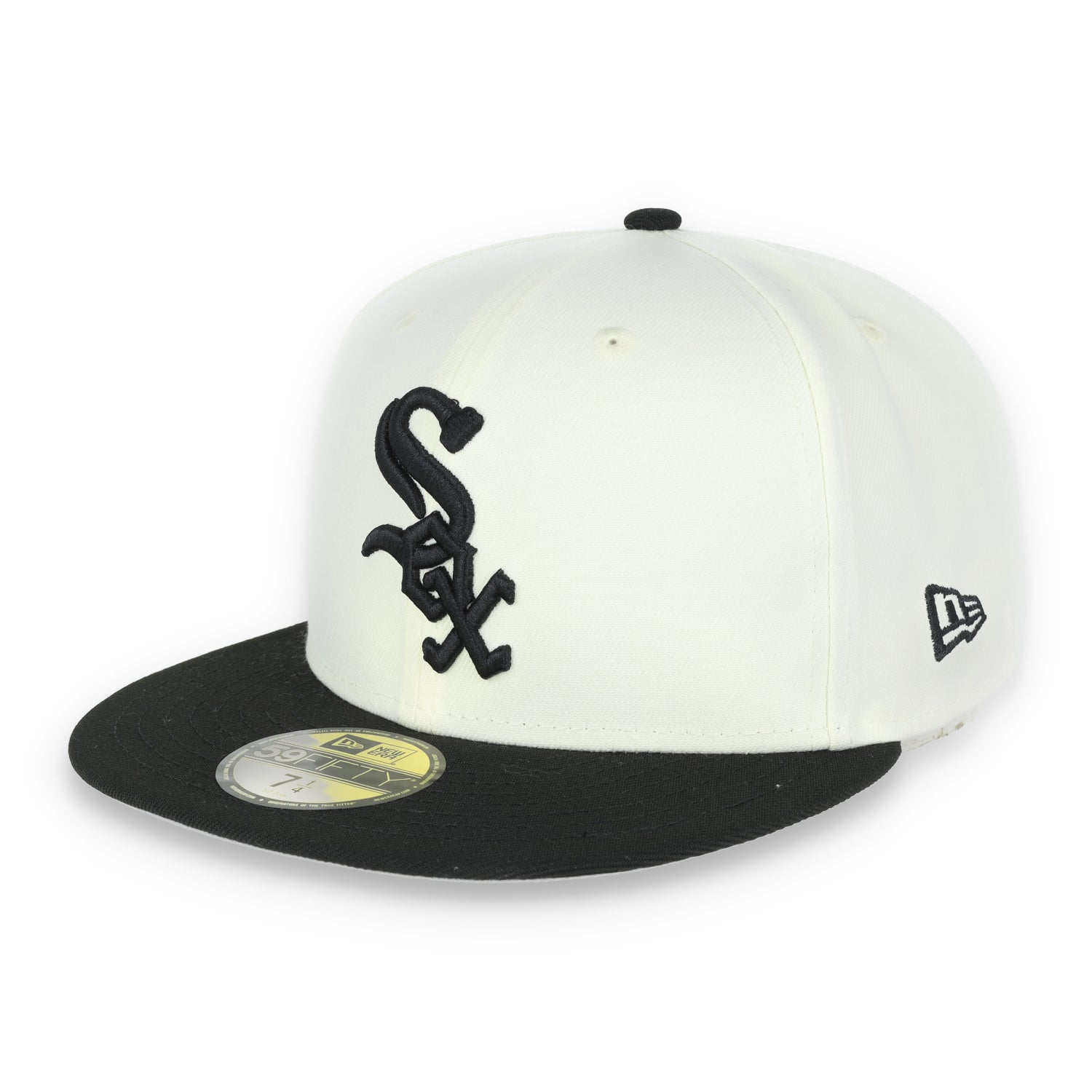 New Era Chicago White Sox Throwback 2005 World Series Side Patch 59FIFTY Fitted Ivory Hat