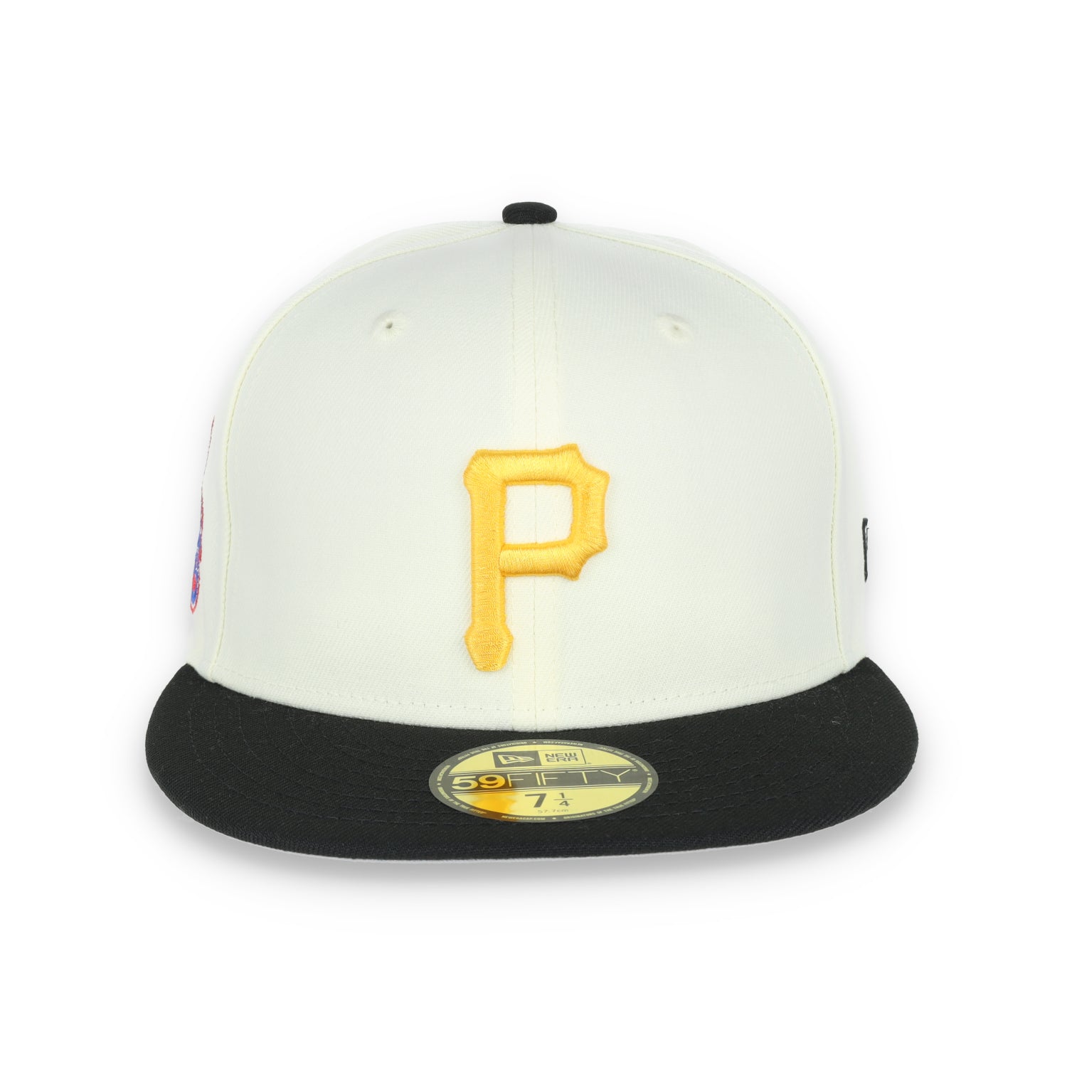 New Era Pittsburg Pirates Throwback 1971 World Series Patch 59FIFTY Fitted Ivory Hat