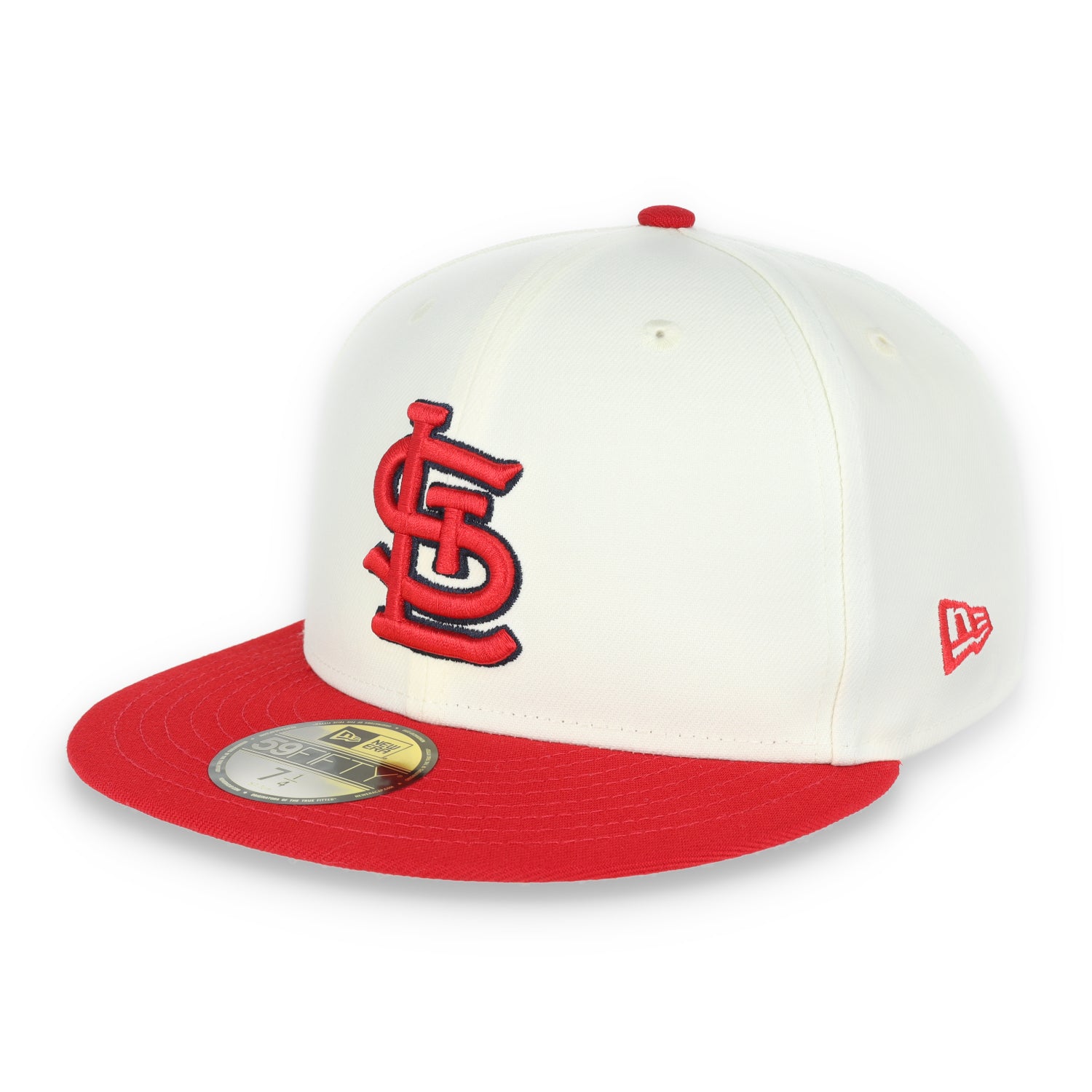 New Era St Louis Cardinals Throwback 2011 World Series Patch 59FIFTY Fitted Ivory Hat