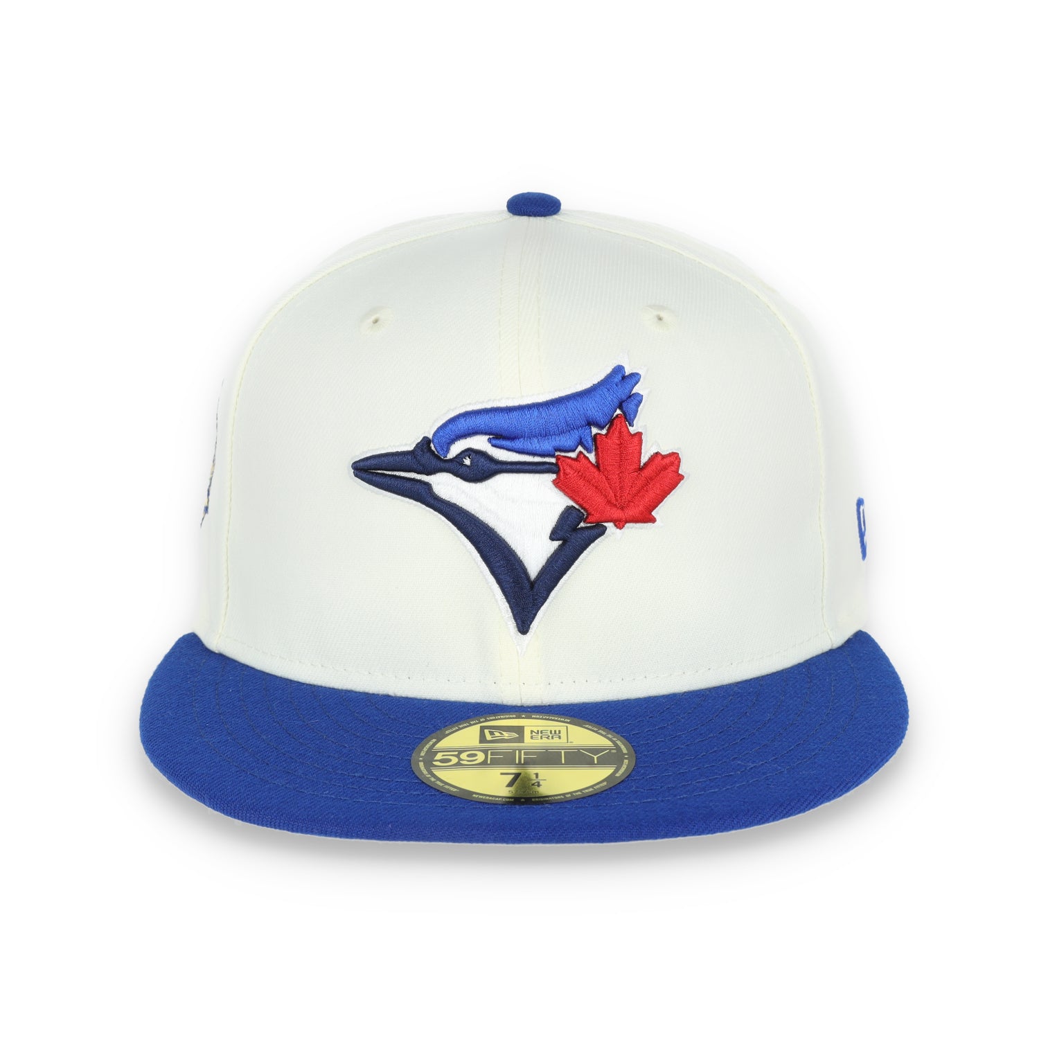 New Era Toronto Blue Jays Throwback 1992 World Series Patch 59FIFTY Fitted Ivory Hat
