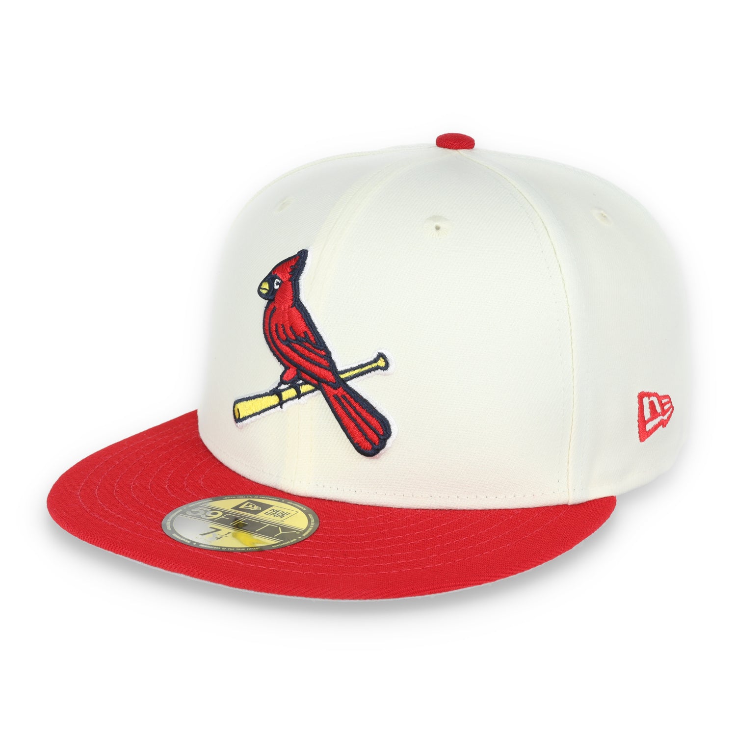 New Era St Louis Cardinals Throwback 2011 World Series Patch 59FIFTY Fitted Ivory Hat