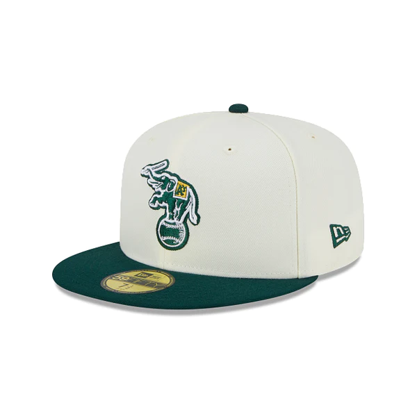 New Era Oakland Athletics 1987 All-Star Game Side Patch Throwback White 59FIFTY Fitted