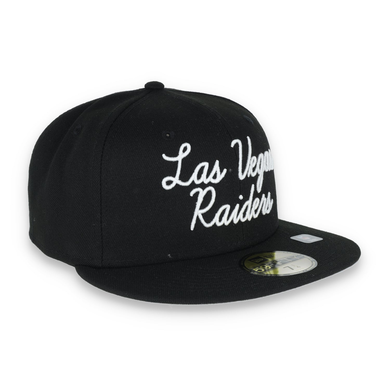 New Era Las Vegas Raiders Fairway Script 59FIFTY Fitted Hat