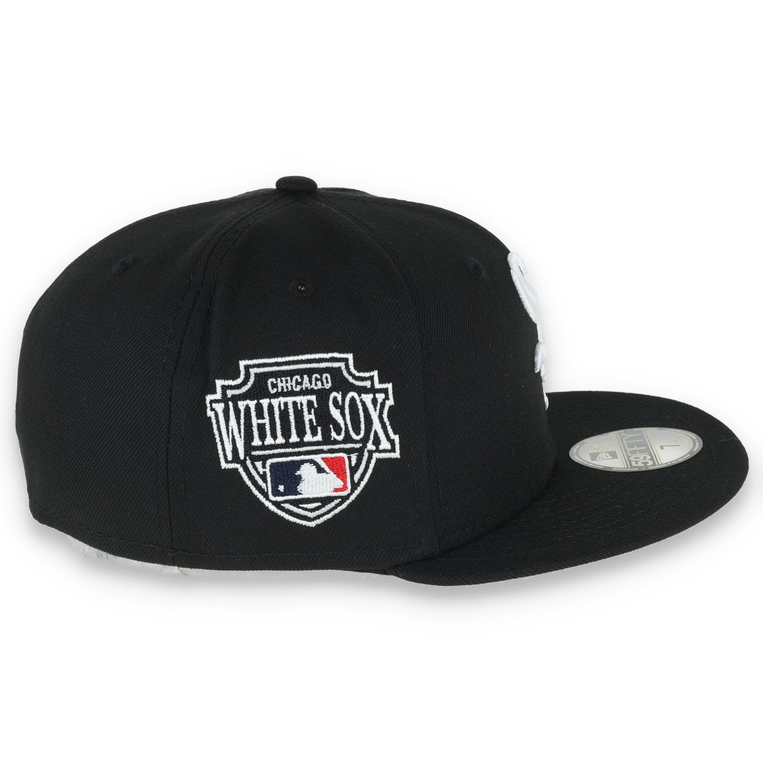 New Era Chicago White Sox Team Name Side Patch 59FIFTY Fitted Hat