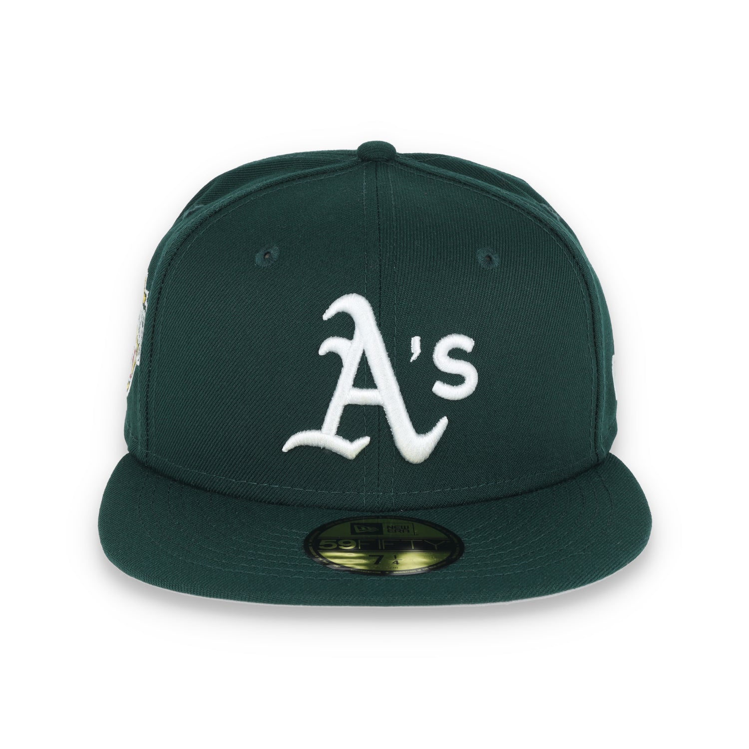 New Era Oakland Athletics Team Name Side Patch 59FIFTY Fitted Hat