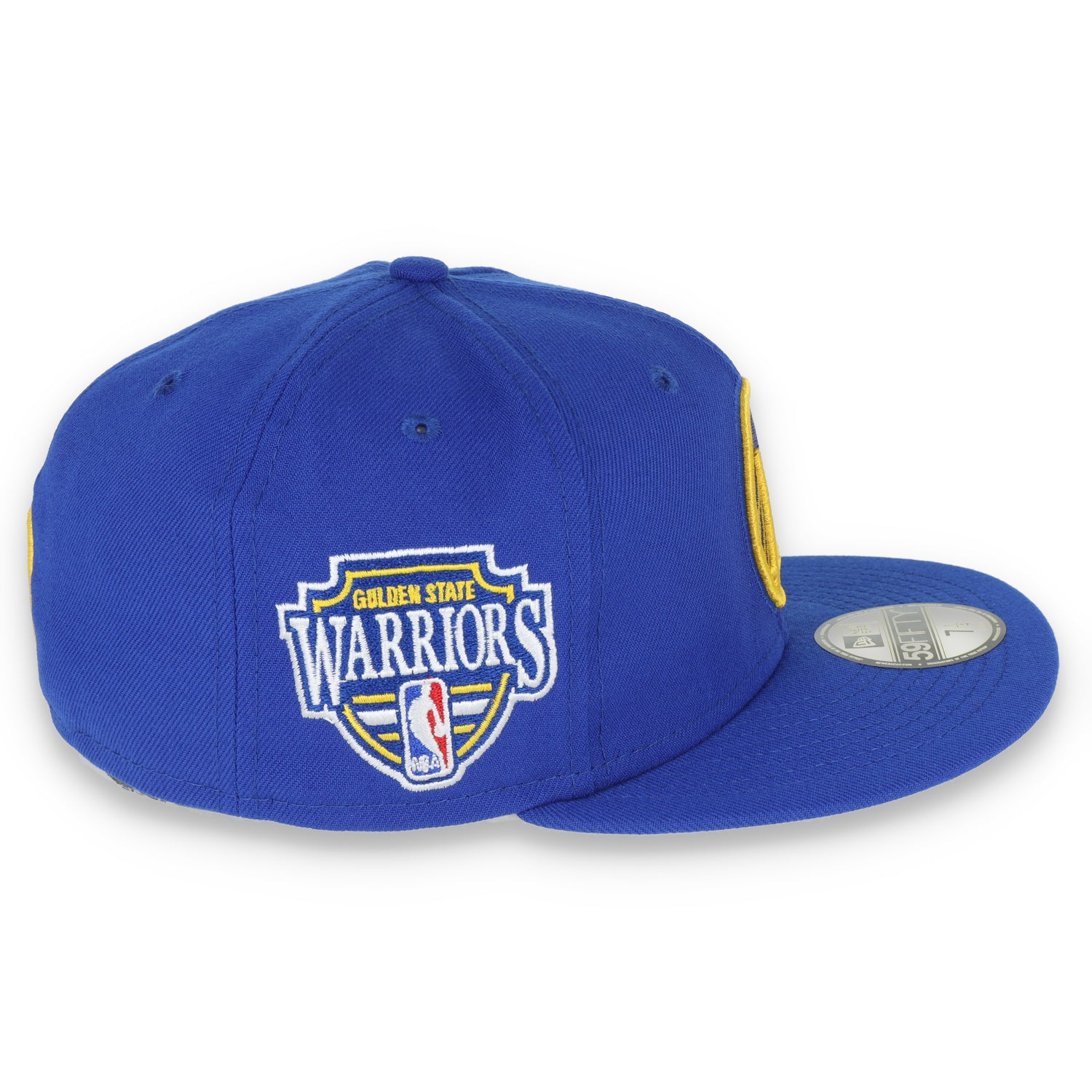 New Era Golden State Warriors Team Name Side Patch 59FIFTY Fitted Hat