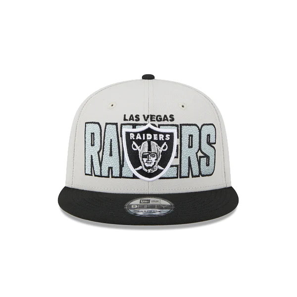 New Era Men's Las Vegas Raiders 2023 NFL Draft 9FIFTY Snapback - Stone/Black
