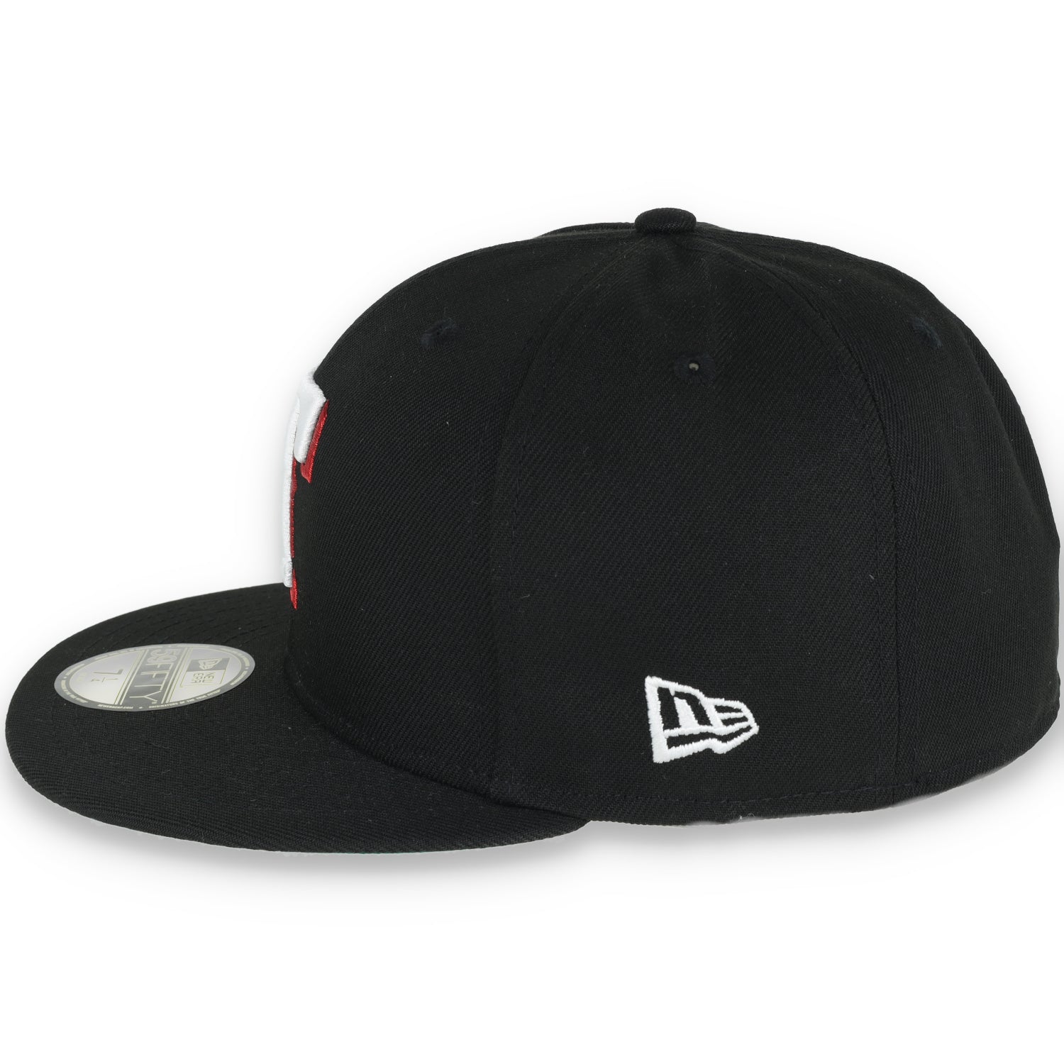 New Era Texas Rangers 40th Anniversary Metallic Logo Side Patch 59fifty Fitted-Black