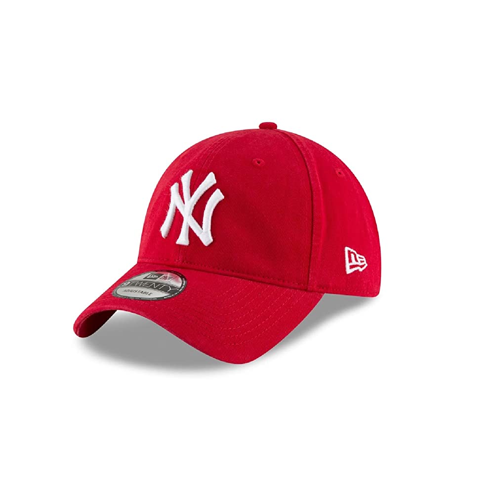 New York Yankees New Era Core Classic 9TWENTY Adjustable Hat-Red