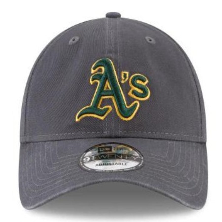 OAKLAND ATHLETICS NEW ERA CORE CLASSIC 9TWENTY ADJUSTABLE-GRAPHITE_nvsoccer2