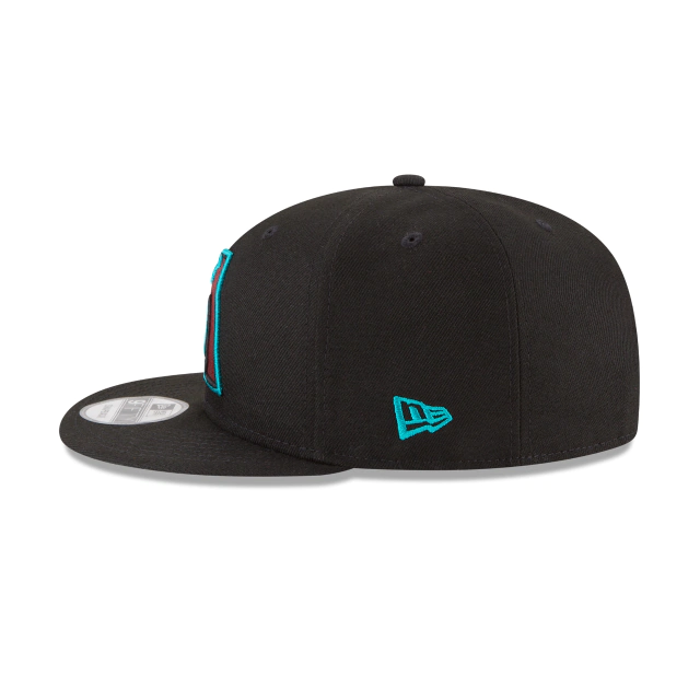 ARIZONA DIAMONDBACKS NEW ERA HOME AUTHENTIC COLLECTION 9FIFTY  ON-FIELD COLLECTION BLACK/CYAN NVSOCCER.COM THE COLISEUM