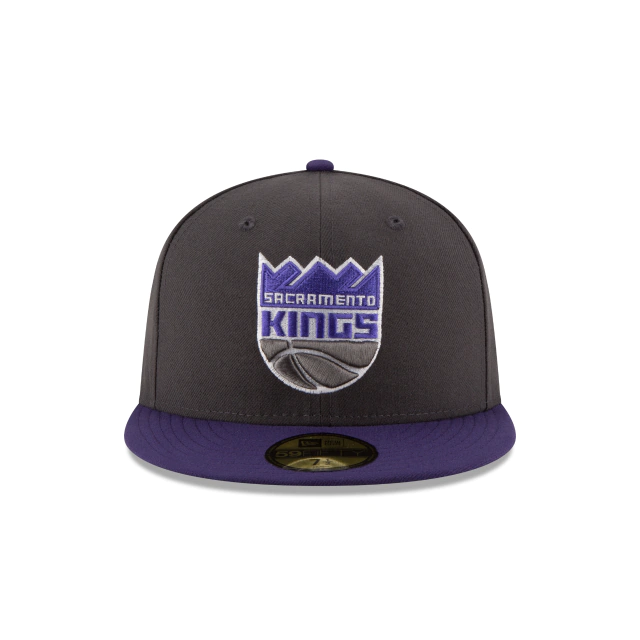 Sacramento Kings New Era 2TONE OTC 59FIFTY Fitted Hat-GREY/PURPLE NVSOCCER.COM THE COLISEUM