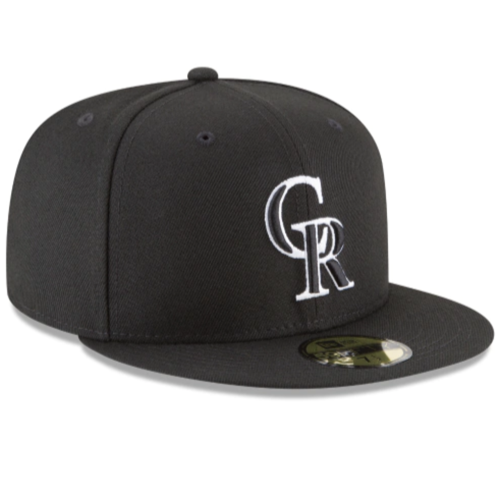 Colorado Rockies NEW ERA  BASIC 59FIFTY FITTED -BLACK/WHITE Nvsoccer.com the coliseum 