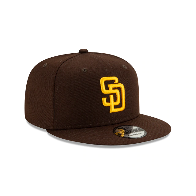 New Era San Diego Padres Team Color Basic 9FIFTY Snapback-Brown/Yellow