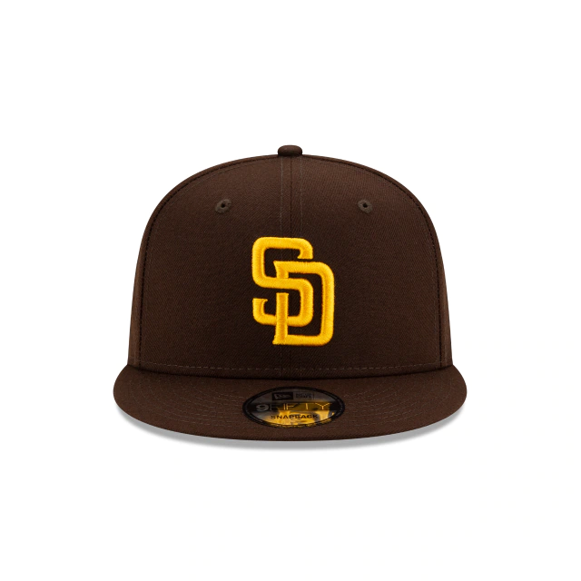 New Era San Diego Padres Team Color Basic 9FIFTY Snapback-Brown/Yellow