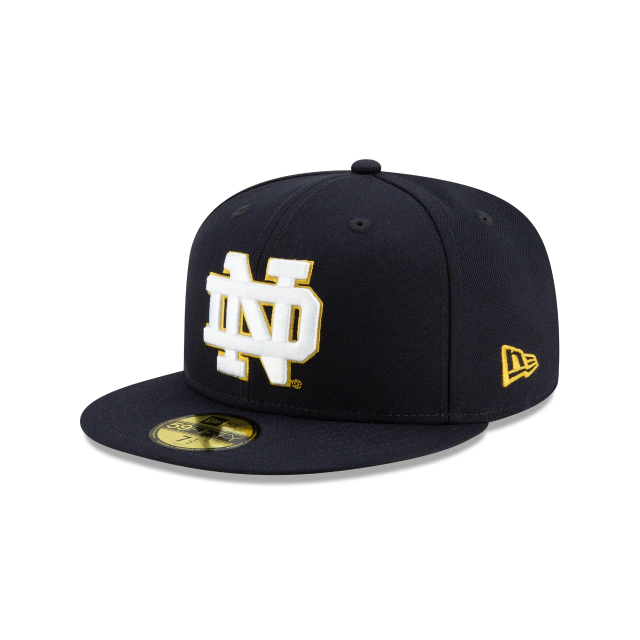 New Era Notre Dame Football 59Fifty Fitted Navy Hat