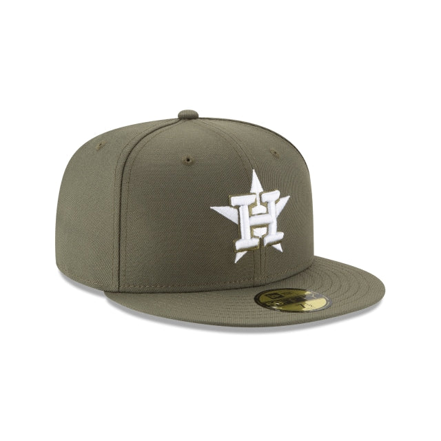 HOUSTON ASTROS BASIC COLLECTION 59FIFTY - OLIVE