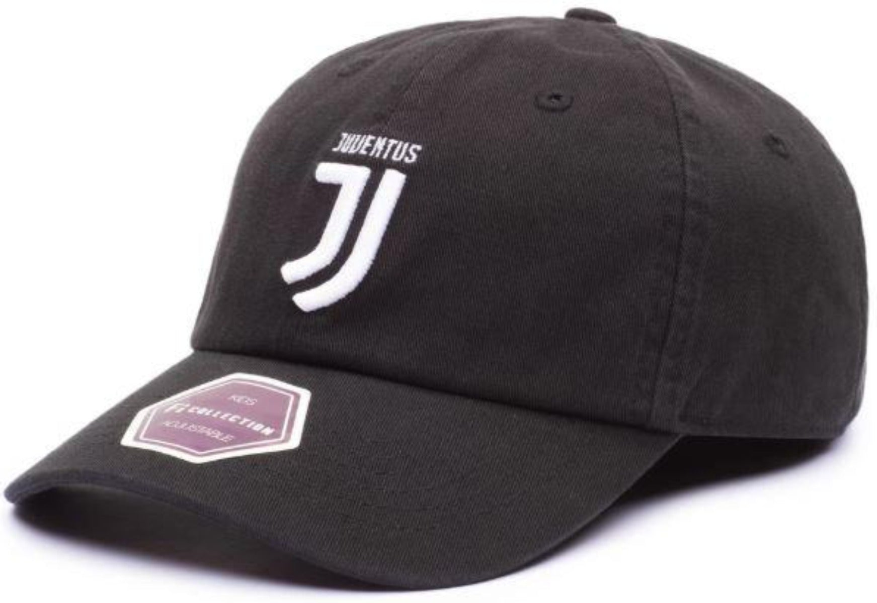 FI COLLECTION JUVENTUS F.C. YOUTH BLACK ADJUSTABLE CAP