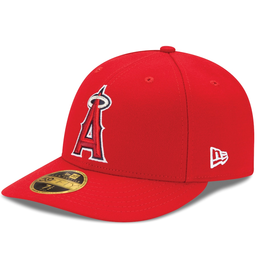 ANGELS LOW PROFILE 59FIFTY  NEW ERA HOME AUTHENTIC COLLECTION  FITTED-ON-FIELD COLLECTION