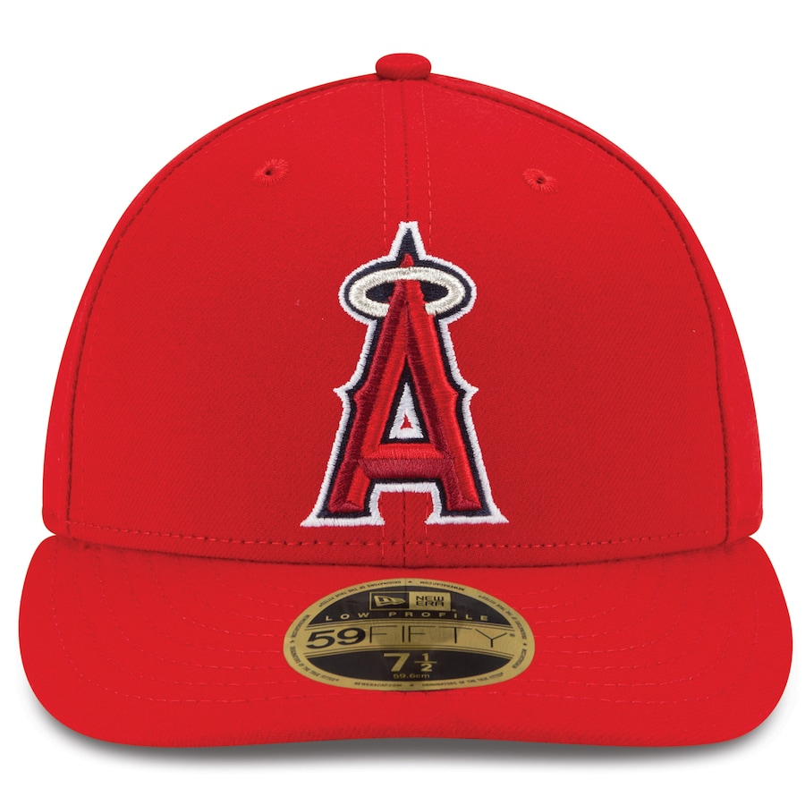 ANGELS LOW PROFILE 59FIFTY  NEW ERA HOME AUTHENTIC COLLECTION  FITTED-ON-FIELD COLLECTION