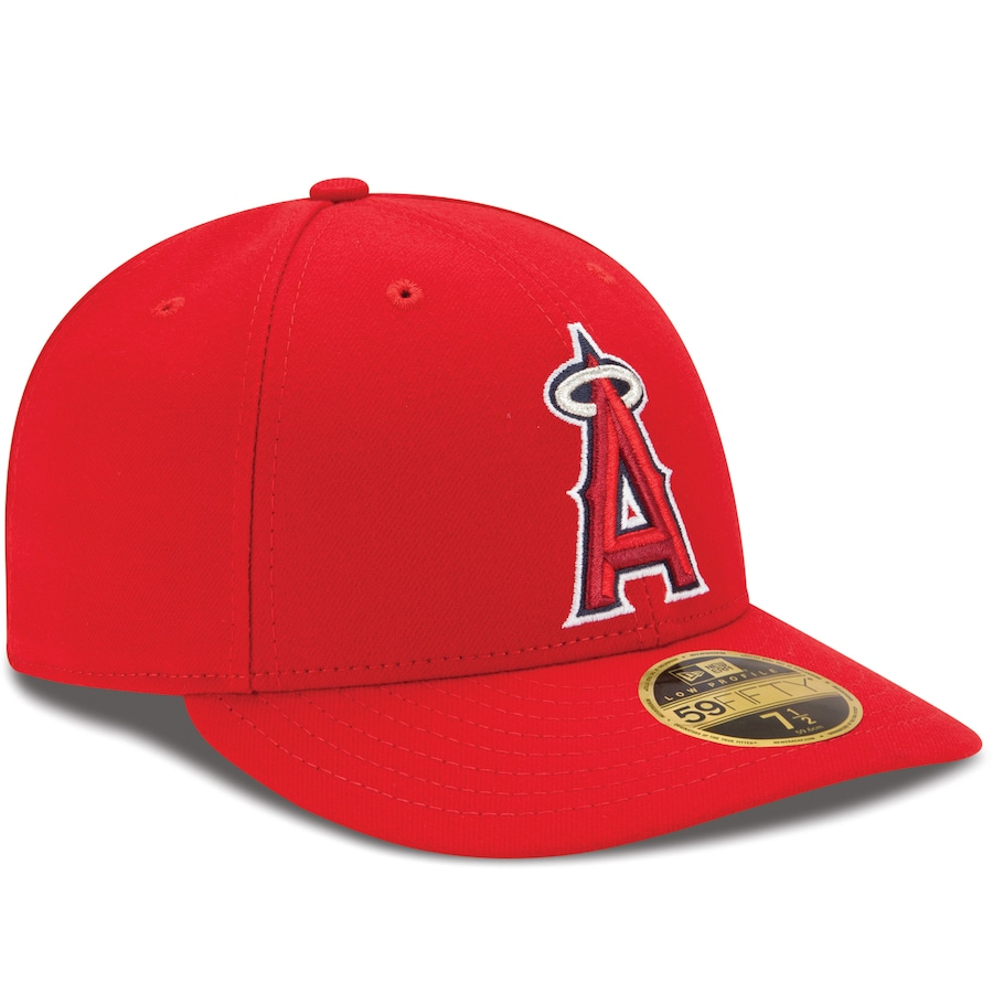 ANGELS LOW PROFILE 59FIFTY  NEW ERA HOME AUTHENTIC COLLECTION  FITTED-ON-FIELD COLLECTION