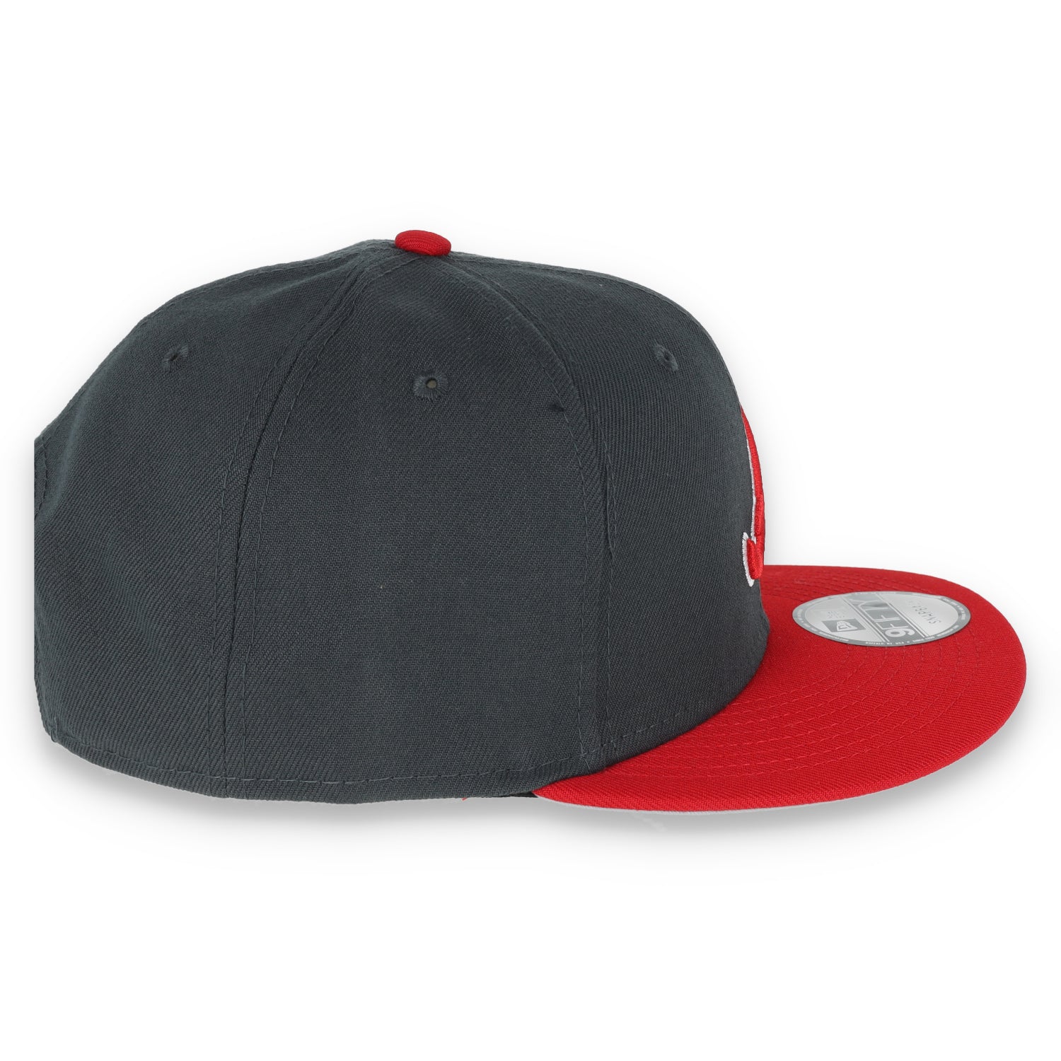 New Era Atlanta Braves 2-Tone Color Pack 9FIFTY Snapback Hat-Grey/Scarlet