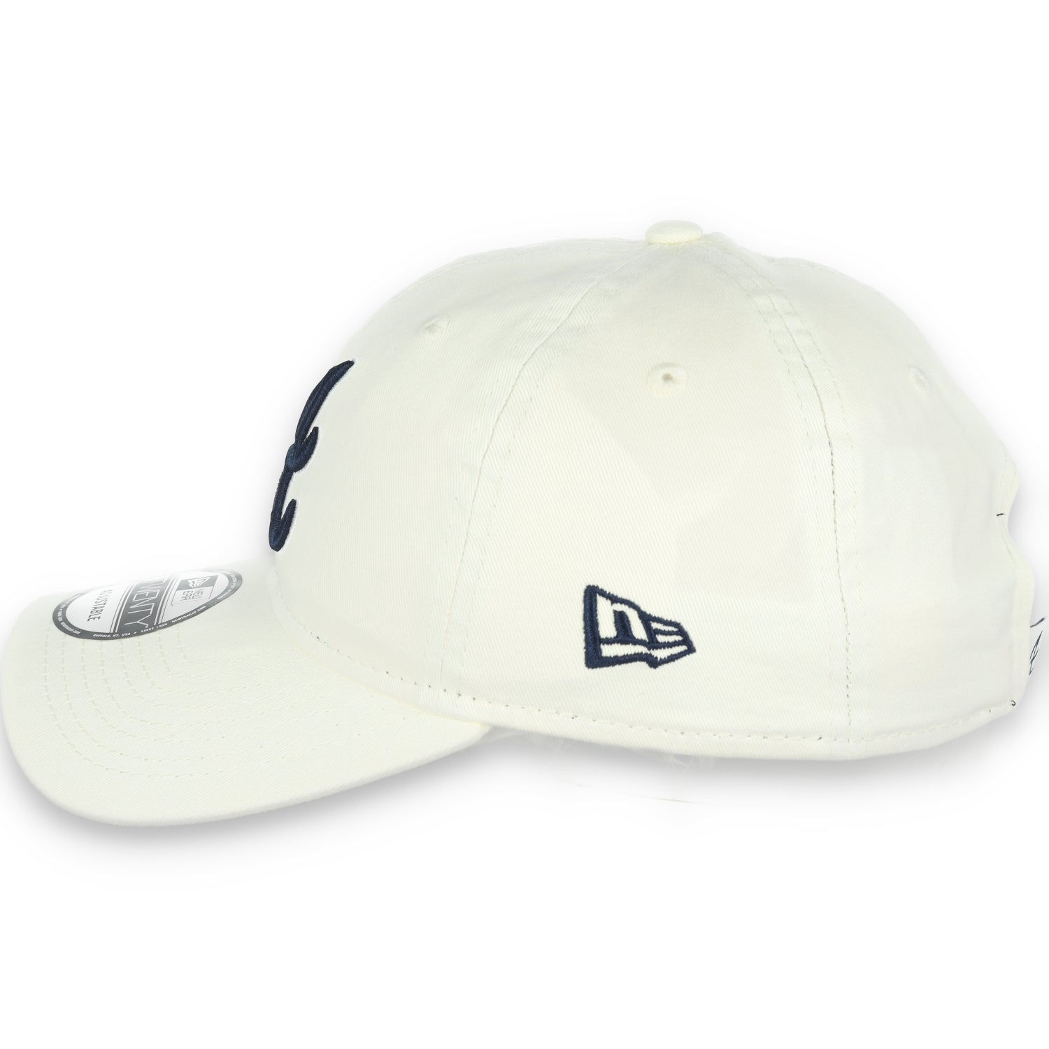 New Era Atlanta Braves Core Classic 2.0 9Twenty Adjustable Hat-Ivory