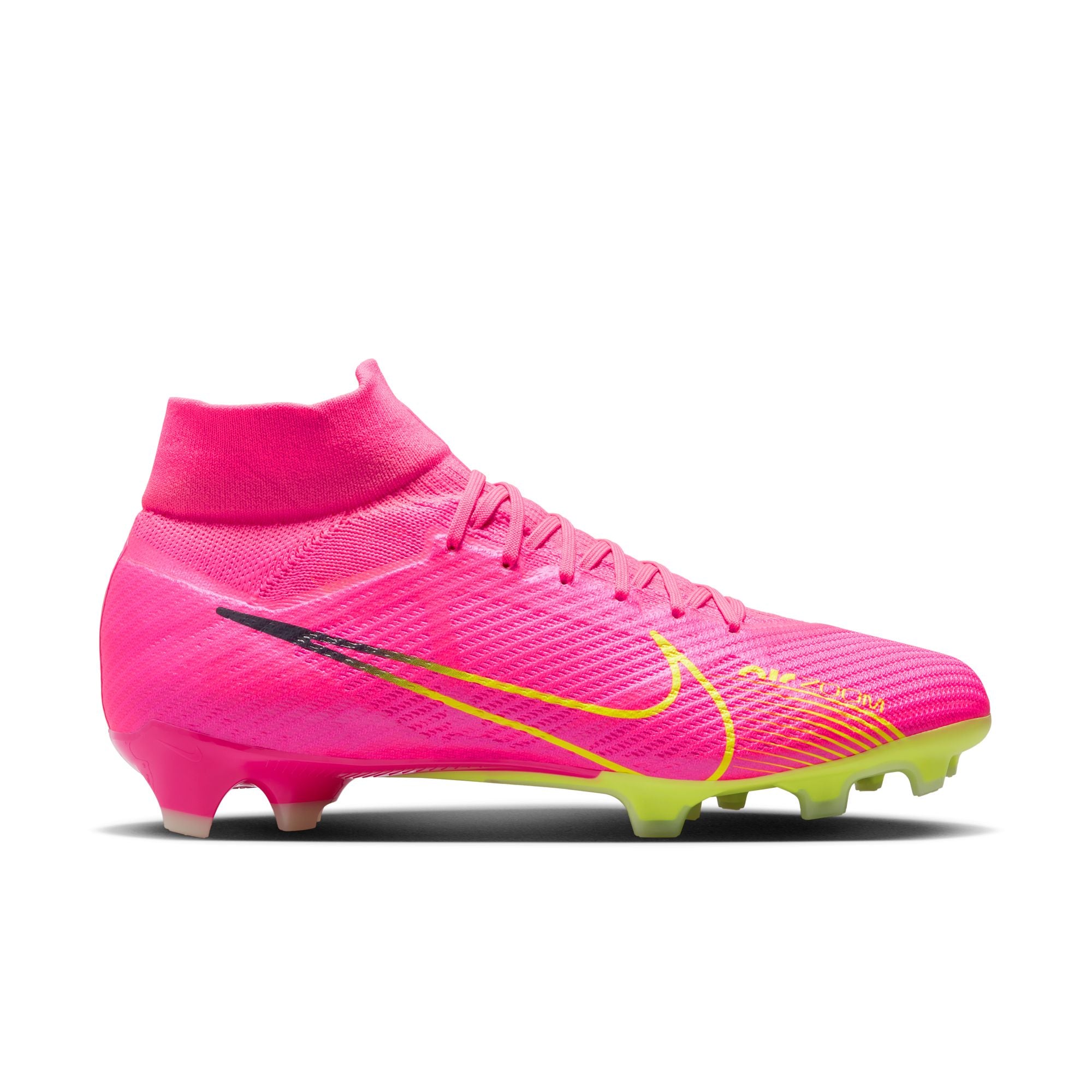 Nike Zoom Mercurial Superfly 9 Pro FG-PINK SPELL/VOLT-GRIDIRON