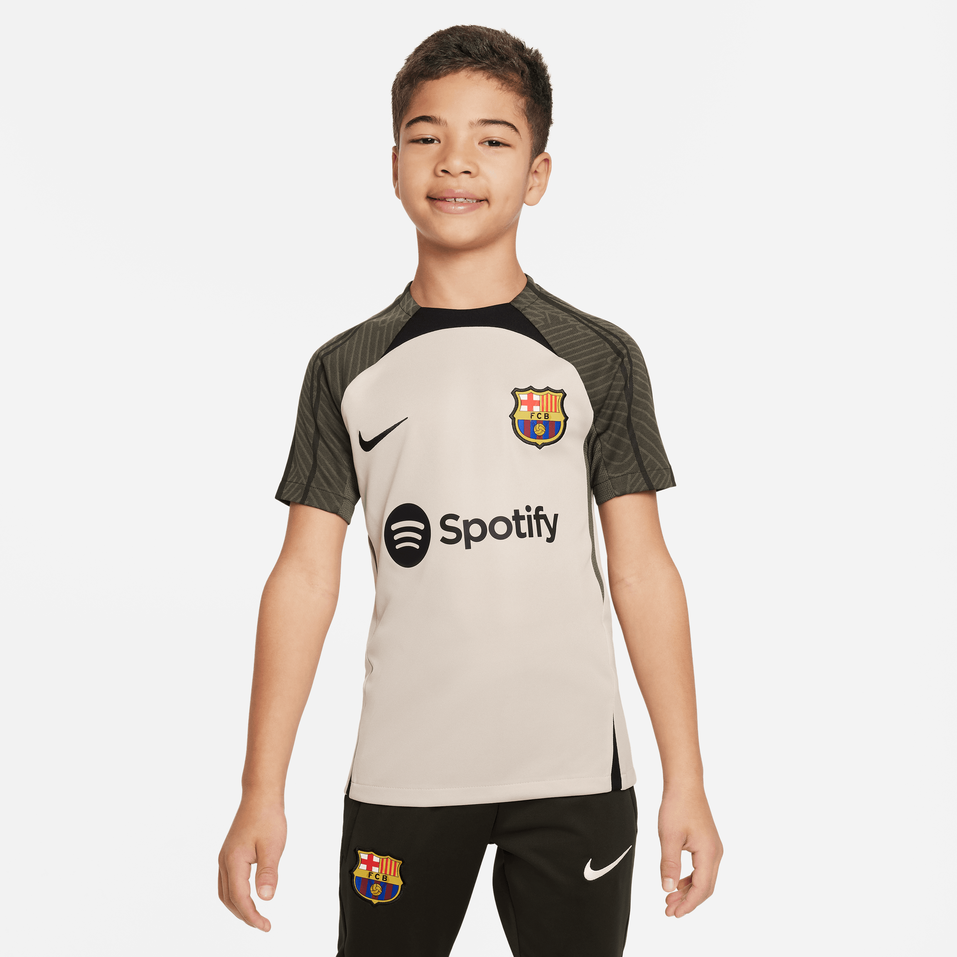 Nike Youth FC Barcelona Strike Dri-FIT Knit Soccer Top