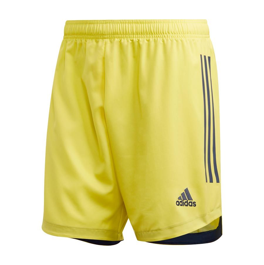 Adidas Men's Condivo 20 Goalkeeper Short - Yellow/Nevy
